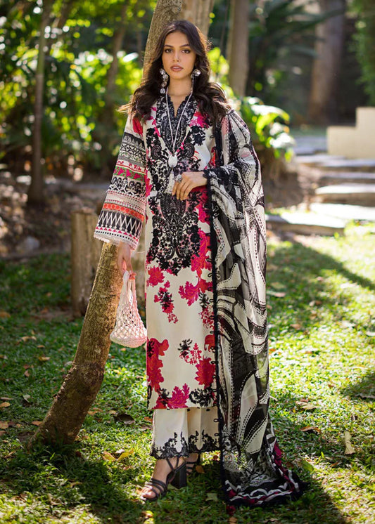 Elaf Signature 3PC Lawn Suit by Umer Dawood UD-007