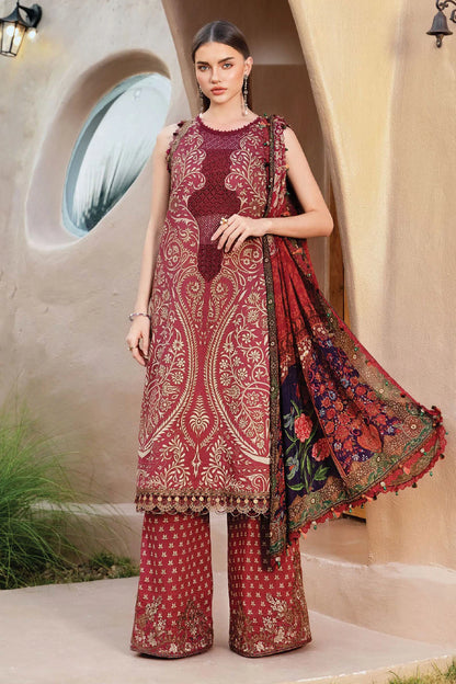 Maria B M Print Lawn 3PC Suit by Umer Dawood UD-011