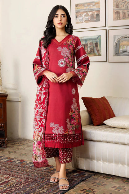 CHARIZMA - PREMIUM LINEN UNSTITCHED 2-PC SUIT BY UMER DAWOOD - Umer Dawood