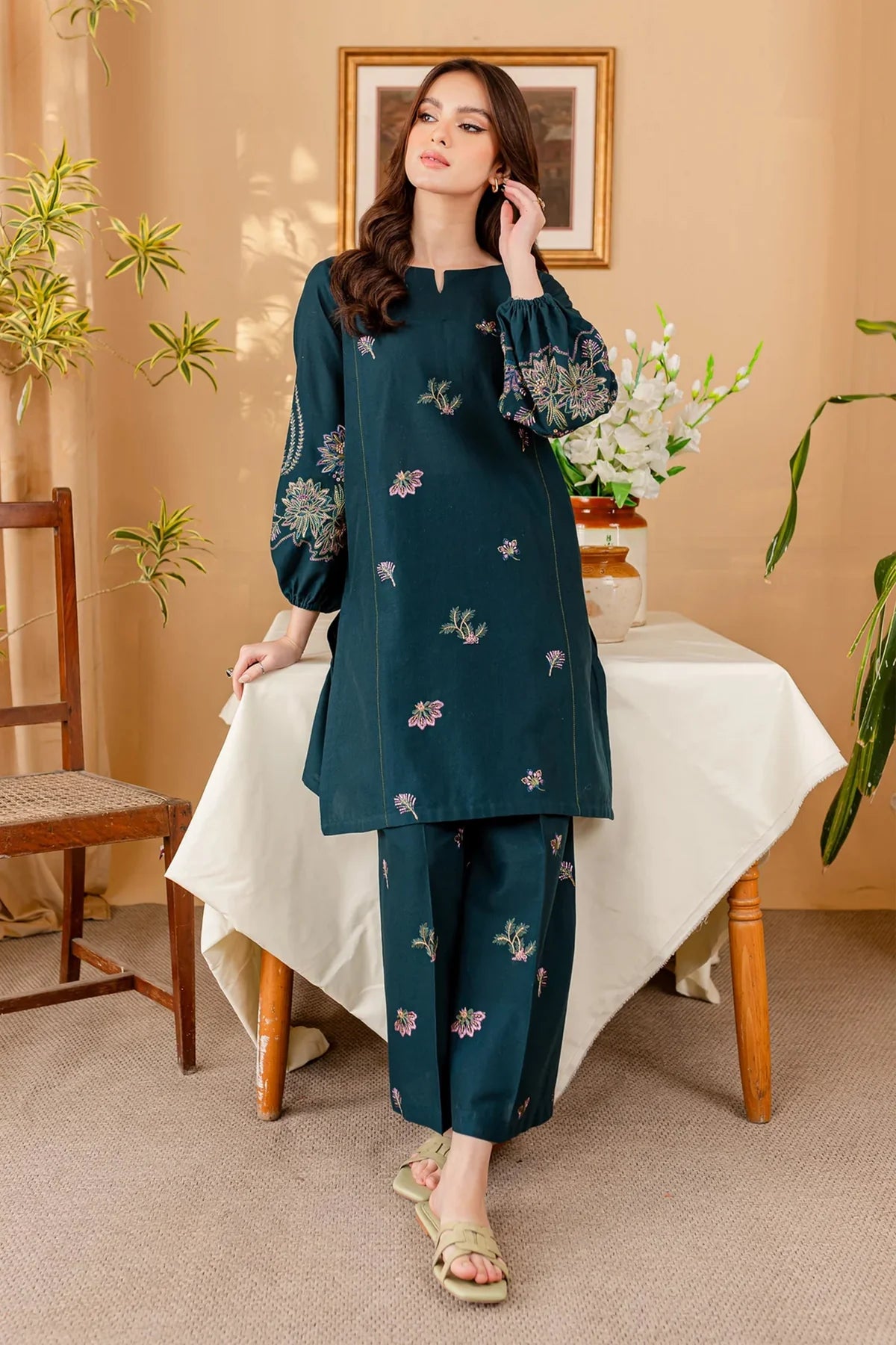 BATIK - 2PC Lawn Embroidered Suit by Umer Dawood UD-018