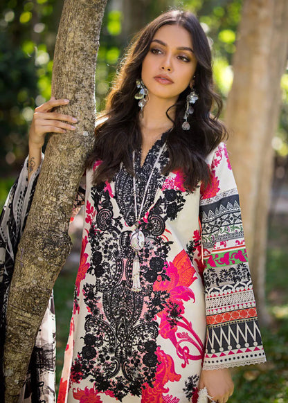 Elaf Signature 3PC Lawn Suit by Umer Dawood UD-007