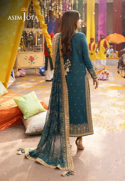 ASIM JOFA - Premium Chiffon Collection - Umer Dawood