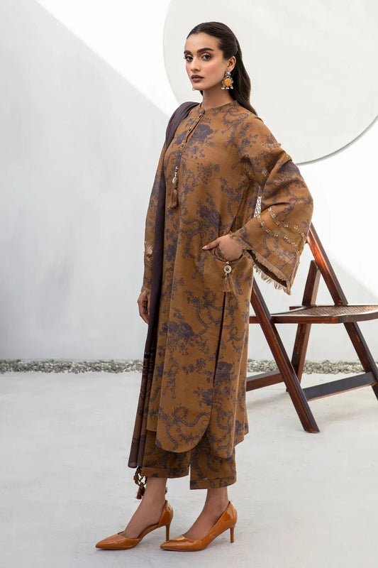 BAROQUE - 2-PC PREMIUM KHADDAR SUIT BY UMER DAWOOD - Umer Dawood