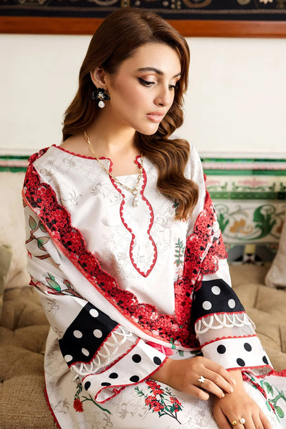 CHARIZMA - PREMIUM LINEN UNSTITCHED 2-PC SUIT BY UMER DAWOOD - Umer Dawood