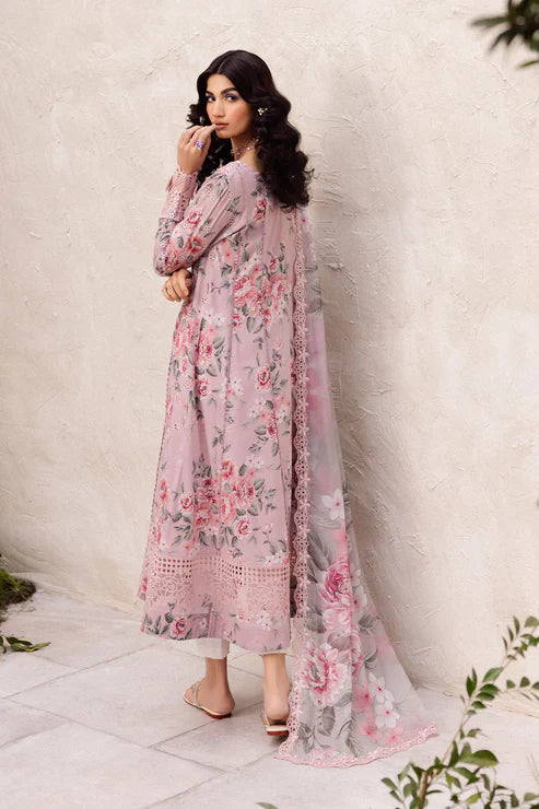 Unstitched Summer Collection – Elegant Lawn 3PC Suit UD-IZ-LW-002