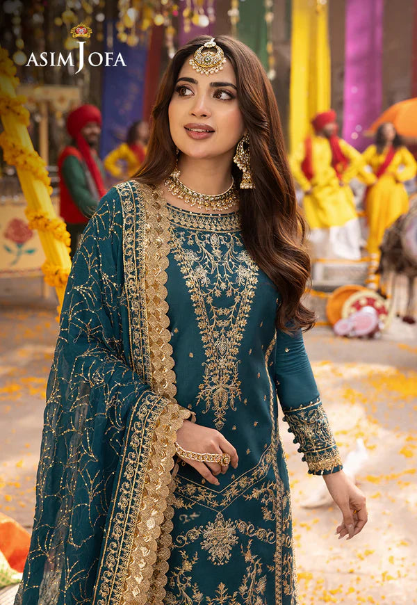 ASIM JOFA - Premium Chiffon Collection - Umer Dawood