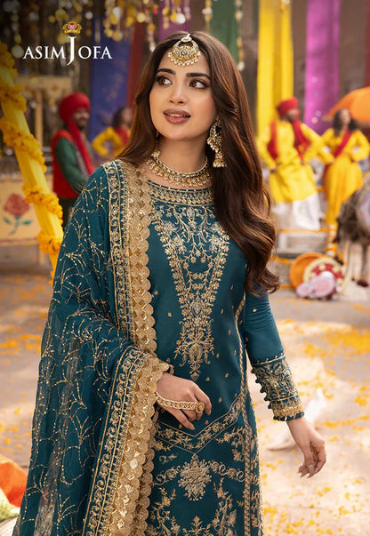 ASIM JOFA - Premium Chiffon Collection - Umer Dawood