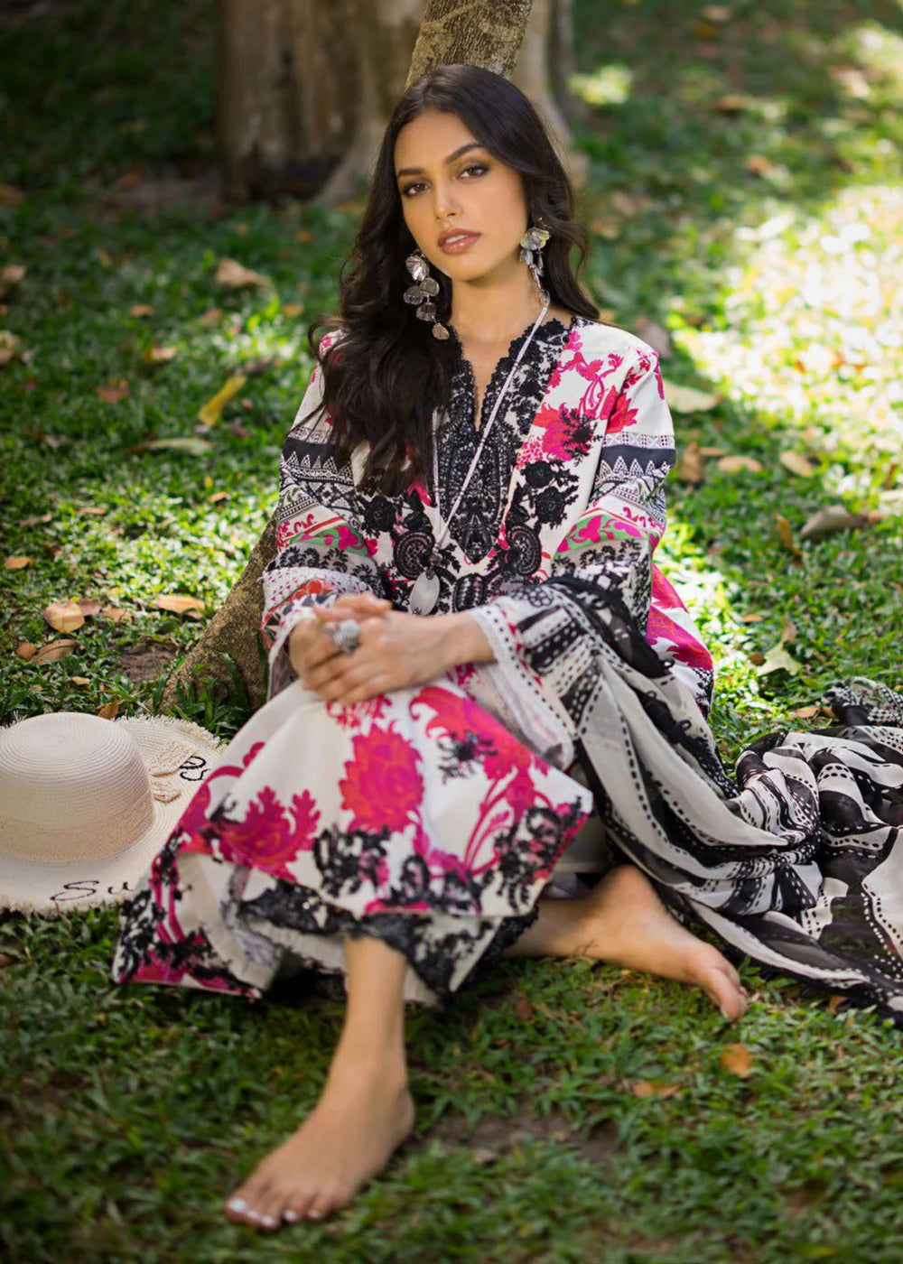 Elaf Signature 3PC Lawn Suit by Umer Dawood UD-007