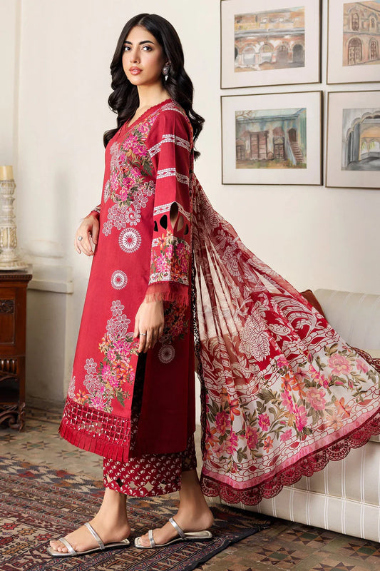 CHARIZMA - PREMIUM LINEN UNSTITCHED 2-PC SUIT BY UMER DAWOOD - Umer Dawood