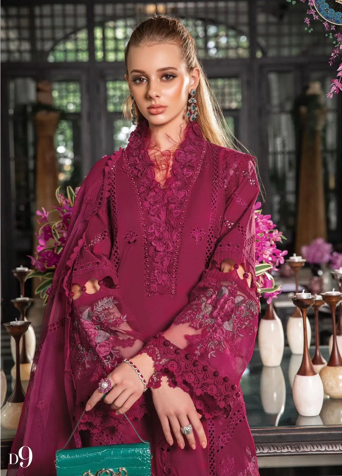 Maria B Trending 3PC Cotton Suit by Umer Dawood UD-012