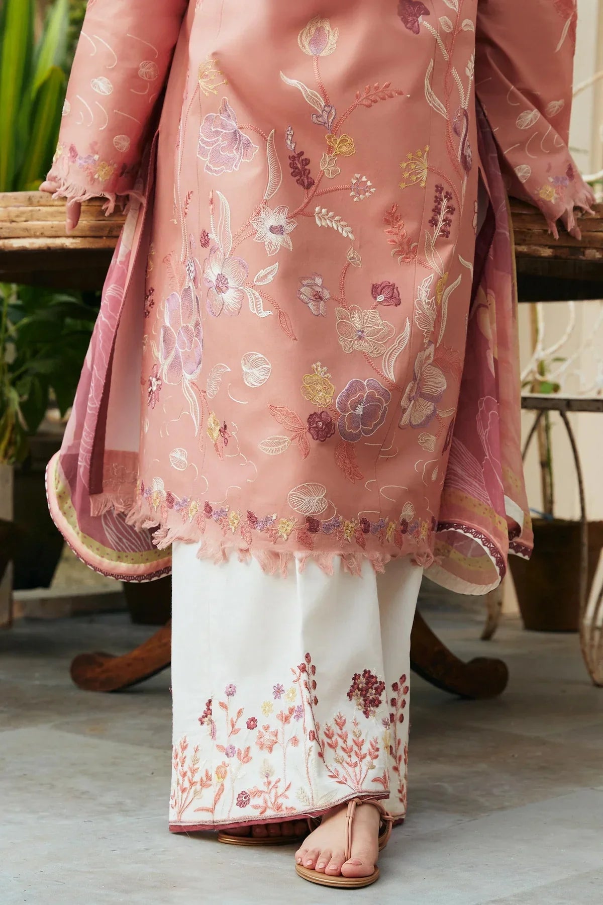 Zara Shah Jahan - 3PC Lawn Embroidered Suit with Manaar Printed Dupatta by Umer Dawood UD-027