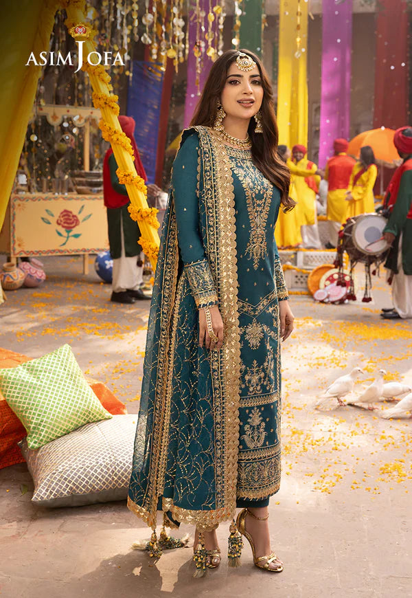 ASIM JOFA - Premium Chiffon Collection - Umer Dawood