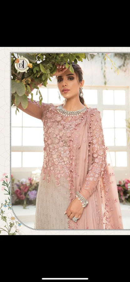 Luxury Chiffon 3-Piece Collection - Umer Dawood